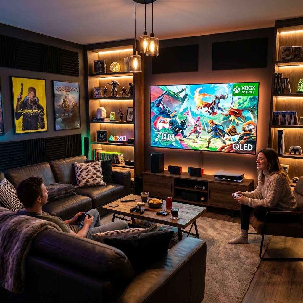 PS5 Lounge Background